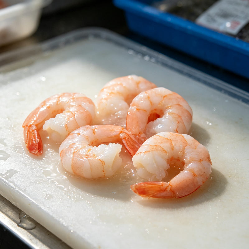 Plump & Juicy Cooked Shrimp